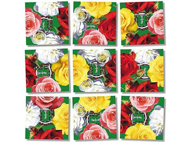 B Dazzle Roses Scramble Squares 9 Piece Puzzle