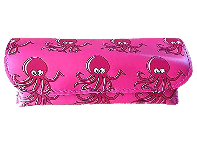 Under the Sea Small Semi-Hard Eyeglasses Case - Octopus