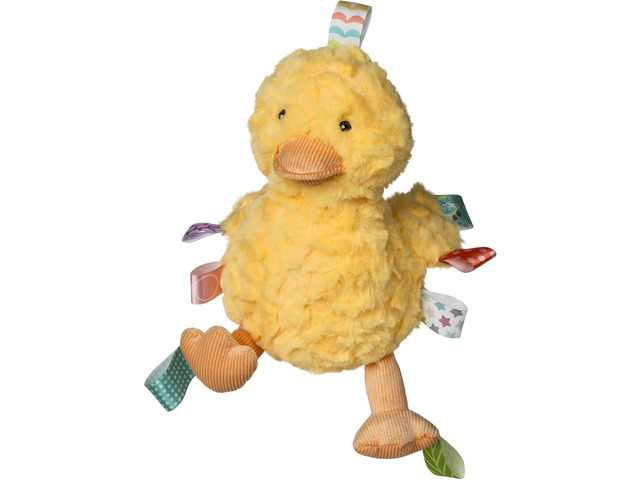 Mary Meyer Taggies Yellow Dunkin Duck Soft Toy Plush Stuffed Animal 11