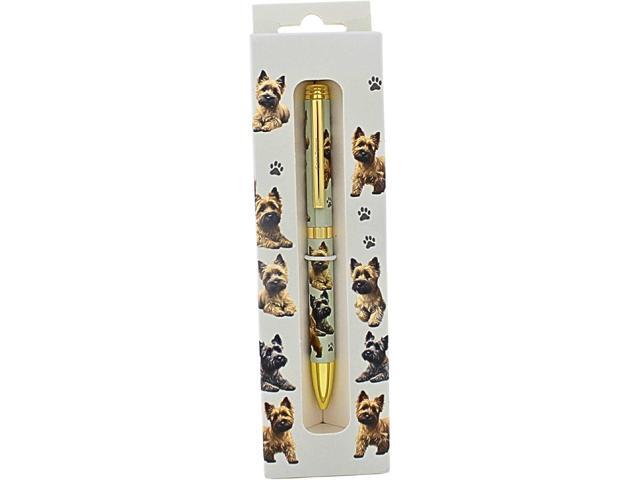 E & S Pets Refillable Ball Point Pen in Gift Box, Cairn Terrier Dog