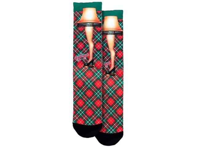 Spoontiques Leg Lamp Crew Socks - SHOE SIZE (5-10 Men) (7-12 women)