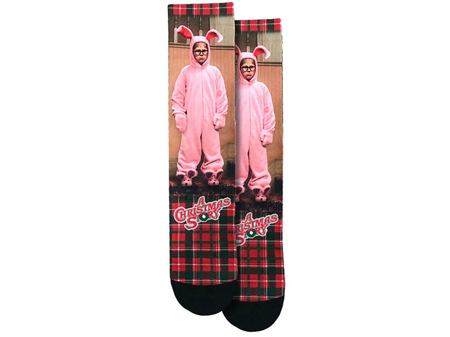 Spoontiques Christmas Story Crew Socks - SHOE SIZE (5-10 Men) (7-12 women)