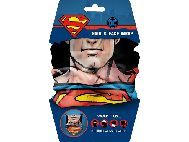 Spoontiques Hair and Face Wraps - Bandana - Headband - Scarf Superman