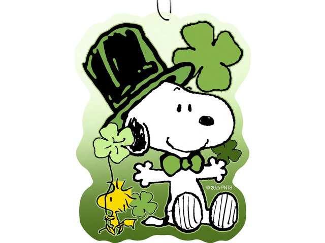 Spoontiques Peanuts St. Patrick's Day Air Freshener (3-Pack) for Cars and Trucks