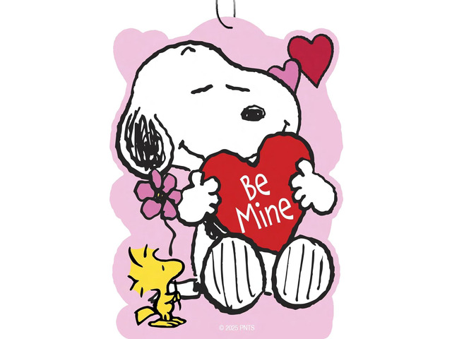 Spoontiques Peanuts Valentine's Day Air Freshener (3-Pack) for Cars and Trucks