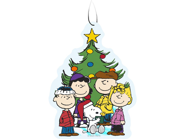 Spoontiques Peanuts Christmas Holiday Air Freshener (3-Pack) for Cars and Trucks