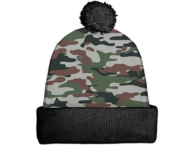 Spoontiques Winter Beanie Hat, Polyester, One Size Fits Most - Camo