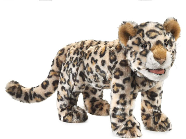 Folkmanis Leopard Cub Hand Puppet, 18'