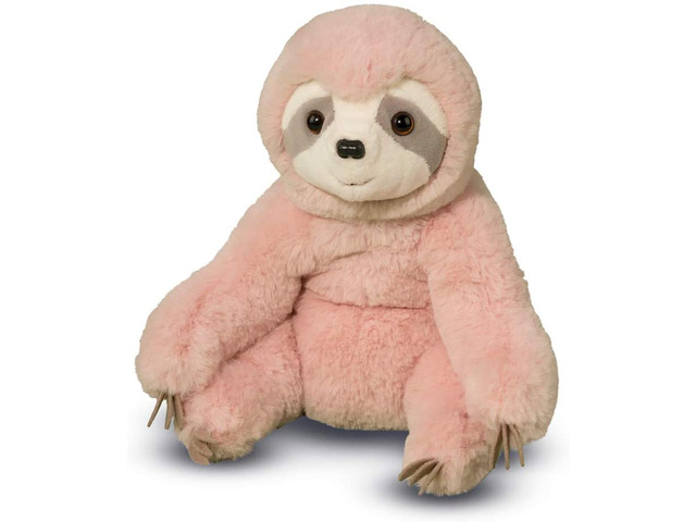 Douglas Pokie Pink Sloth Softie Plush Stuffed Animal, 11'