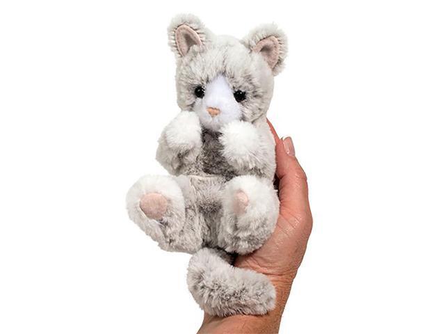Douglas Cuddle Toys Gray Kitten Lil' Baby Handful Plush Stuffed Animal Toy, 6'