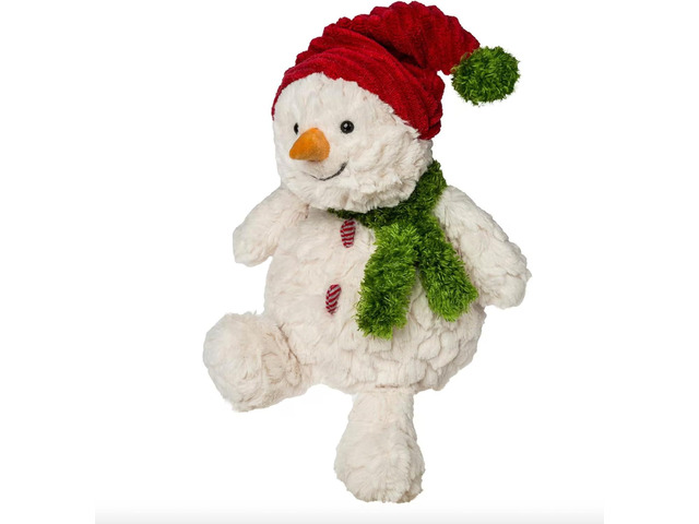 Mary Meyer Stuffed Animal Putty Collection Soft Toy, 12', Let it Snow Snowman