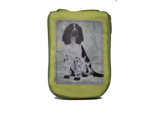 Springer Spaniel Foldable Tote Bag - Waterproof - Zippered Market Tote