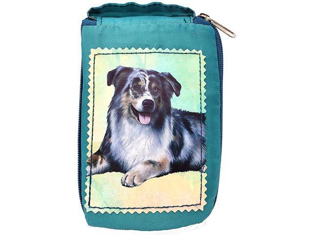 Australian Shepherd Foldable Tote Bag - Waterproof - Zipper Market Tote