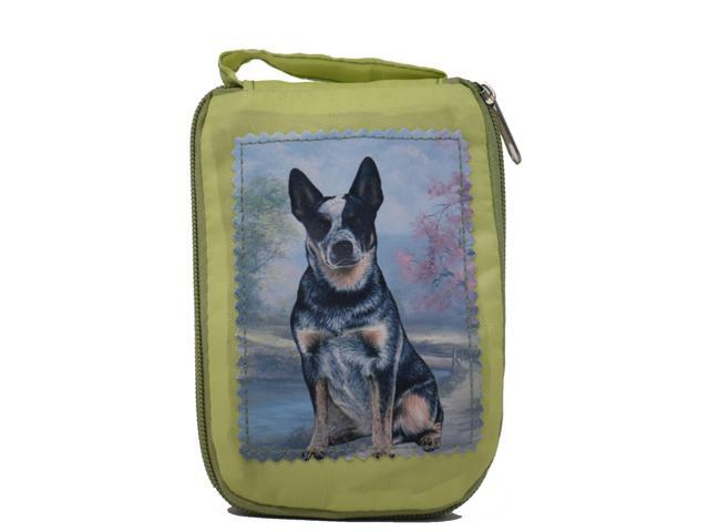 Australian Cattle Dog Foldable Tote Bag - Durable, Waterproof - Zipper Market Tote