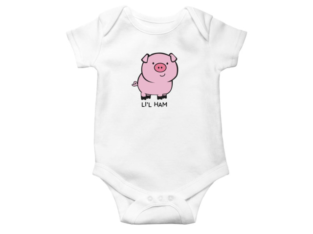 Ganz Baby Pig Diaper Shirt Onesie 3-6 mo. - Li'l Ham