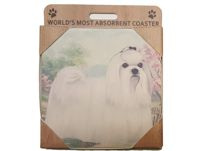 Maltese Tabletop Drink Coaster (1)