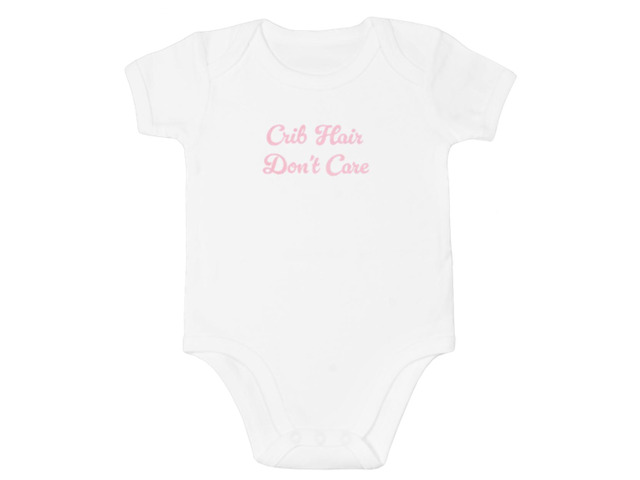 Ganz Baby Giggle Diaper Shirt Onesie 3-6 mo. - Crib Hair, Don't Hair