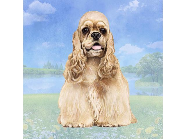 Cocker Spaniel (Sitting) Tabletop Drink Coaster (1)