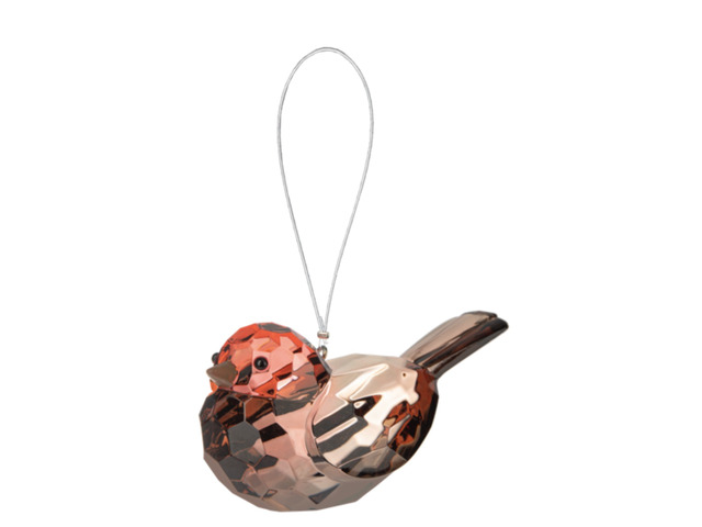 Ganz Crystal Expressions Acrylic House Finch Bird Ornament 1 1/2' x 3 1/4'