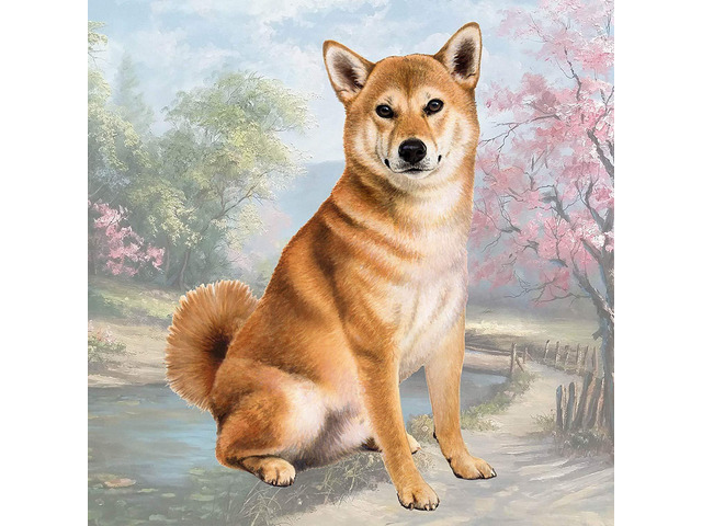 Shiba Inu Tabletop Drink Coaster (1)