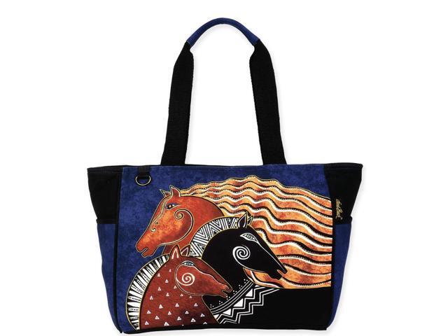 Sun'N'Sand Midnight Mares Blue Tote Bag, 20'' x 5'' x 12''