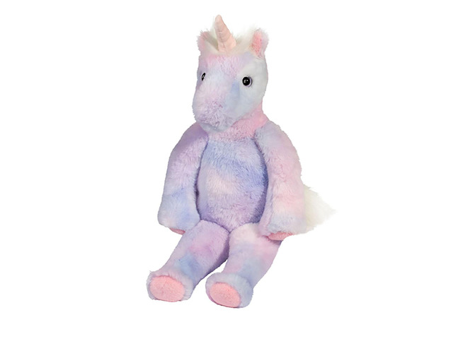 Douglas Toys Leglings Uri Floppy Unicorn Plush Stuffed Animal Toy, 13'