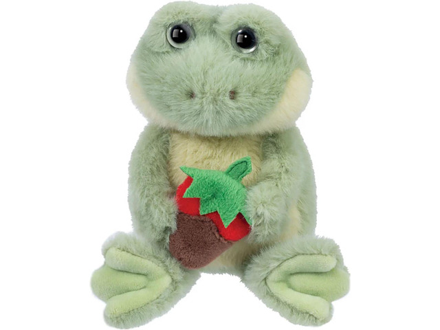 Douglas Toys Flip Frog with Chocolate Strawberry Plush Stuffed Animal Toy, 5'