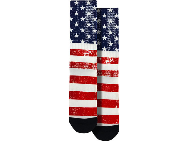 Spoontiques Americana Crew Socks - SHOE SIZE (5-10 Men) (7-12 women)