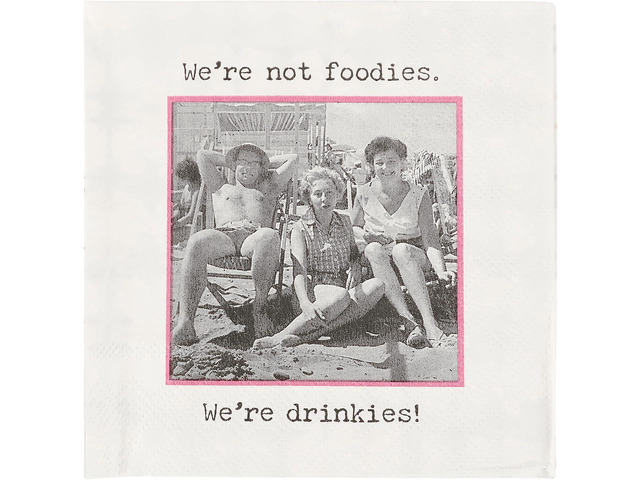 Primitives by Kathy Paper Beverage Napkin, 5' x 5', 20/pk, Drinkies