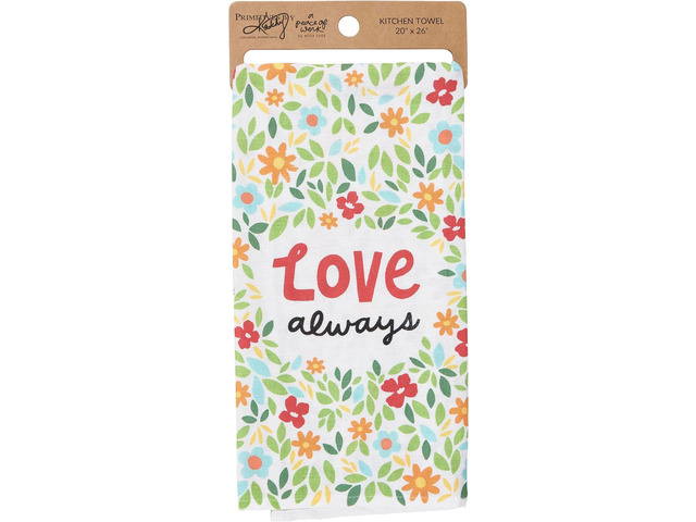Primitives by Kathy Kitchen Towel - Love Always, 26'