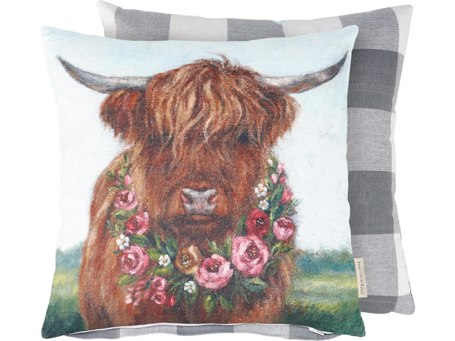 Primitives By Kathy Floral Highland Pillow, 16' x 16'