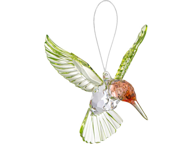 Crystal Expressions Ganz Red Throated Hummingbird Ornament, ACRY-950, 4.5'