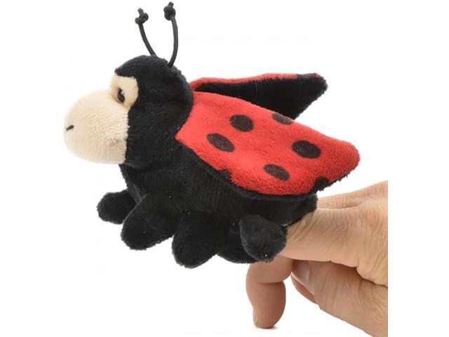 Unipak 1155LAD Ladybug Plush Finger Puppet, 5-inch Length