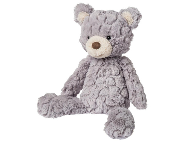 Mary Meyer Putty Bear Small Teddy Bear Soft Toy, Shadow Gray, 11'