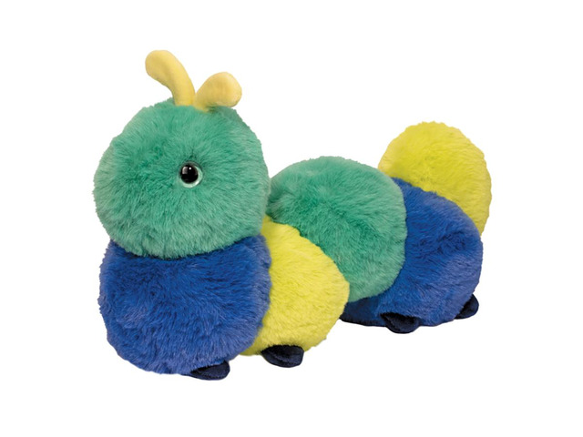 Douglas Crunchie Blue Caterpillar Soft Plush Stuffed Animal, 11'