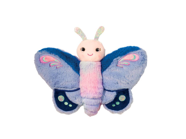 Douglas Skyla Periwinkle Butterfly Plush Stuffed Animal, 11' wide