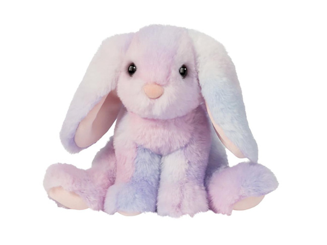 Douglas Toy Dreamie Mini Bunny Soft Plush Stuffed Animal, Purple Tie Dye, 6 in