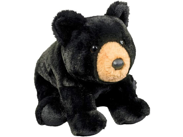 Douglas Charlie Black Bear Cub Softie Plush Stuffed Animal, 11'
