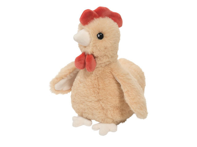 Douglas Rickie Mini Soft Gold Chicken Plush Stuffed Animal, 7' tall