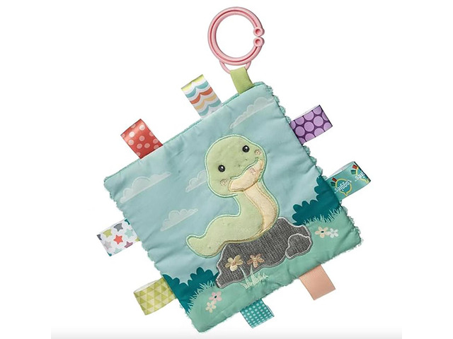 Taggies Crinkle Me Toy with Squeaker & Sensory Tags, Sniggles Snake, 6 x 6'