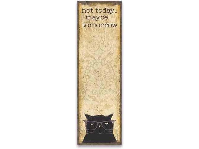 Primitives Cat Lover Not Today Maybe Tomorrow Magnetic List Notepad (60 pages)