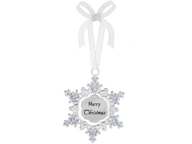 Ganz Merry Christmas Zinc Decorative Hanging Ornament