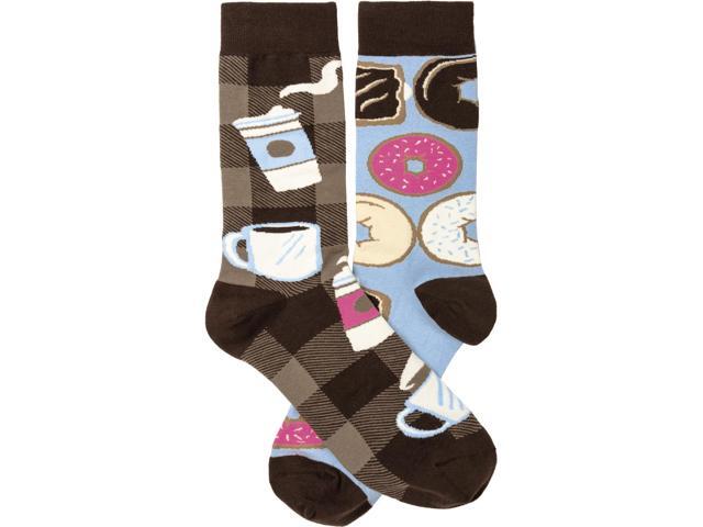 Primitives by Kathy Socks - Socks - Coffee & Donuts, One Size Fits Most
