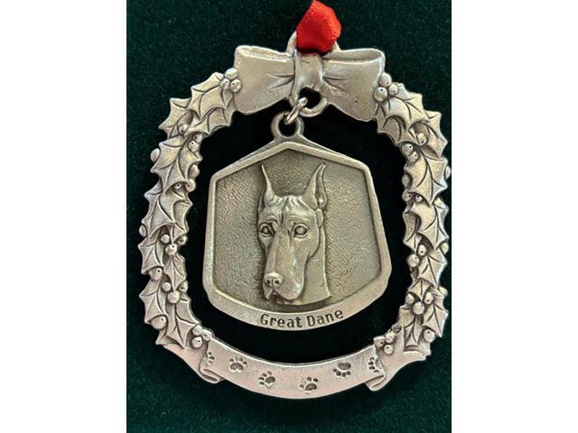 Great Dane Fine Pewter Dog Breed Ornament