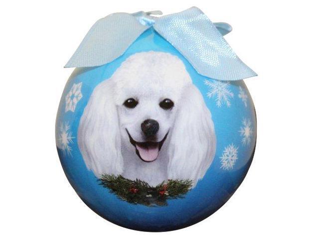 Poodle Christmas Ornament Shatter Proof Ball Easy To Personalize