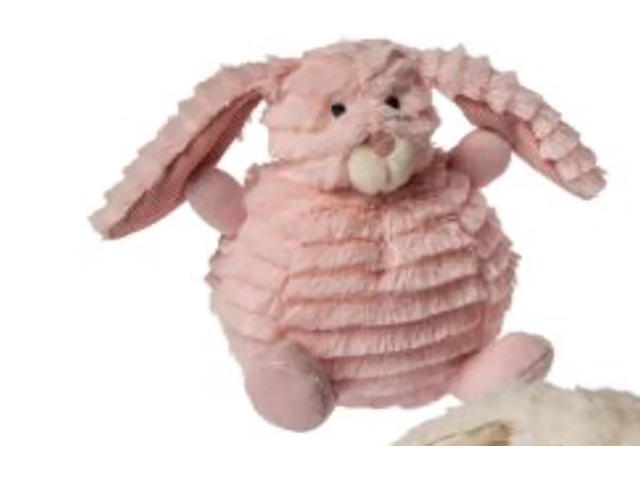 Mary Meyer Puff Ball Bunny Plush Stuffed Animal Toy, 6', Pink