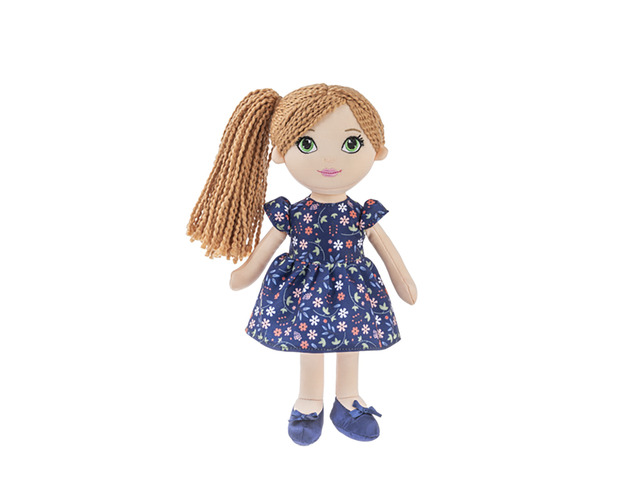 Ganz This is Me! Mila Stuffed Toy Doll, 12' with Brown Hair and Green Eyes