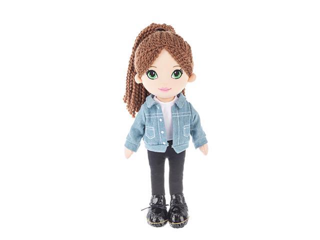 Ganz This is Me! Kayla Stuffed Toy Doll, 12' with Brown Hair and Workout Outfit