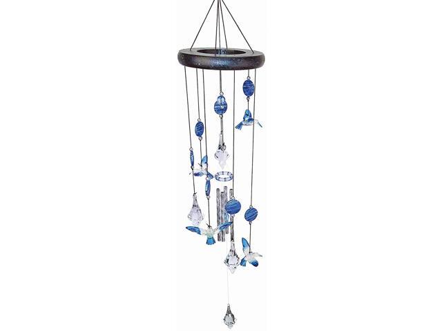 Spoontiques Green Hummingbirds Acrylic Wind Chime
