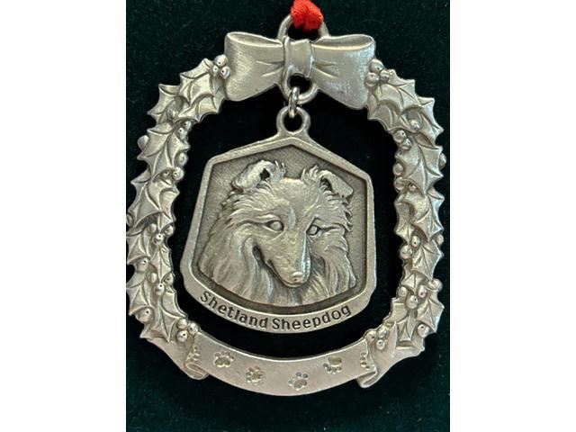 Shetland Sheepdog Fine Pewter Dog Breed Ornament